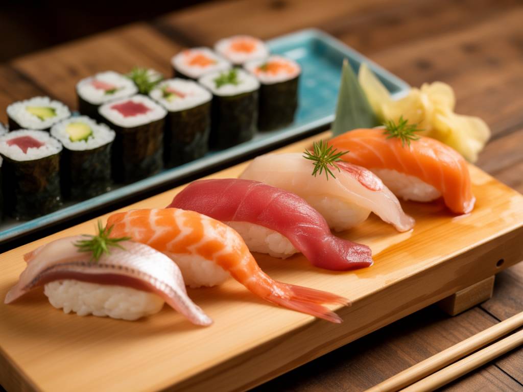 Saveurs japonaises et poissons frais dans un bar à sushi à Lyon Saveurs japonaises et poissons frais dans un bar à sushi à Lyon