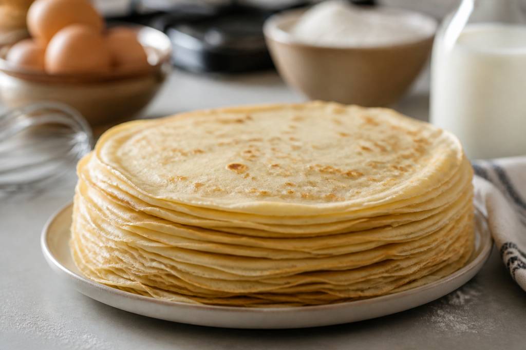 Recette pour 30 crêpes faciles et légères Recette pour 30 crêpes faciles et légères