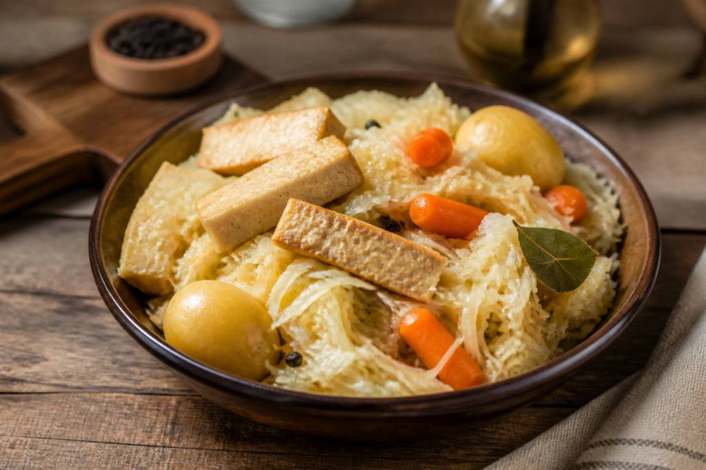Choucroute végétarienne : recette savoureuse et conseils de préparation Choucroute végétarienne : recette savoureuse et conseils de préparation
