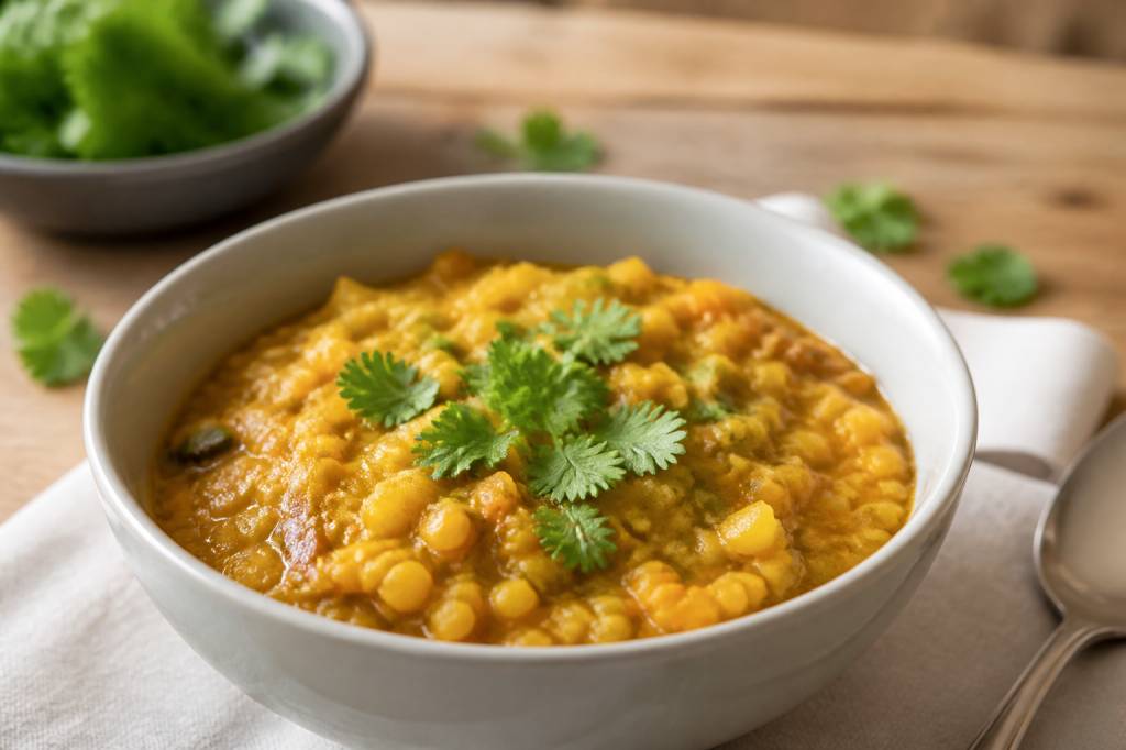 Curry de pois cassés : une recette végétarienne savoureuse et réconfortante Curry de pois cassés : une recette végétarienne savoureuse et réconfortante