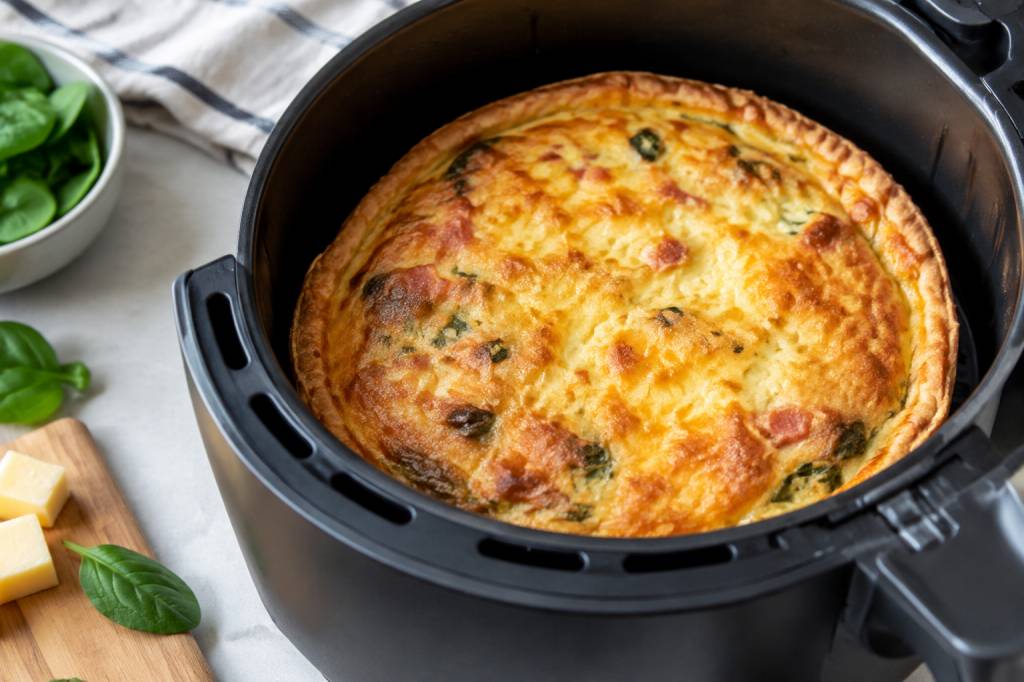 Air fryer quiche : réussir une quiche dorée et moelleuse en quelques minutes Air fryer quiche : réussir une quiche dorée et moelleuse en quelques minutes